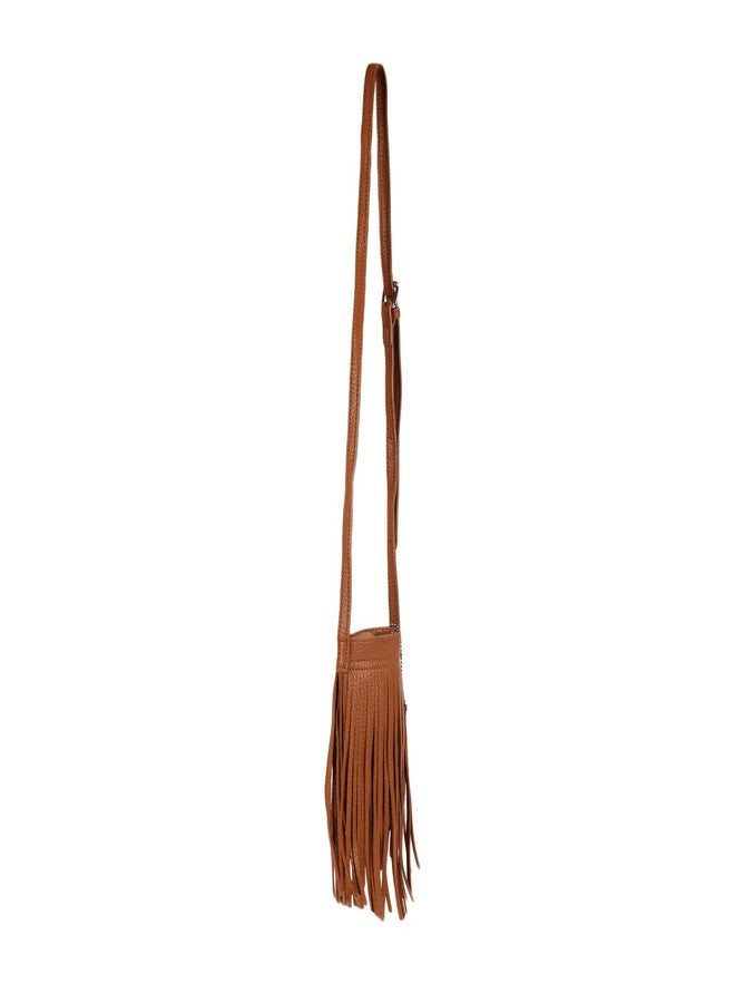 MONROW Tan Solid Cross-body Sling Bag with Adjustable Strap for Women - Image 2